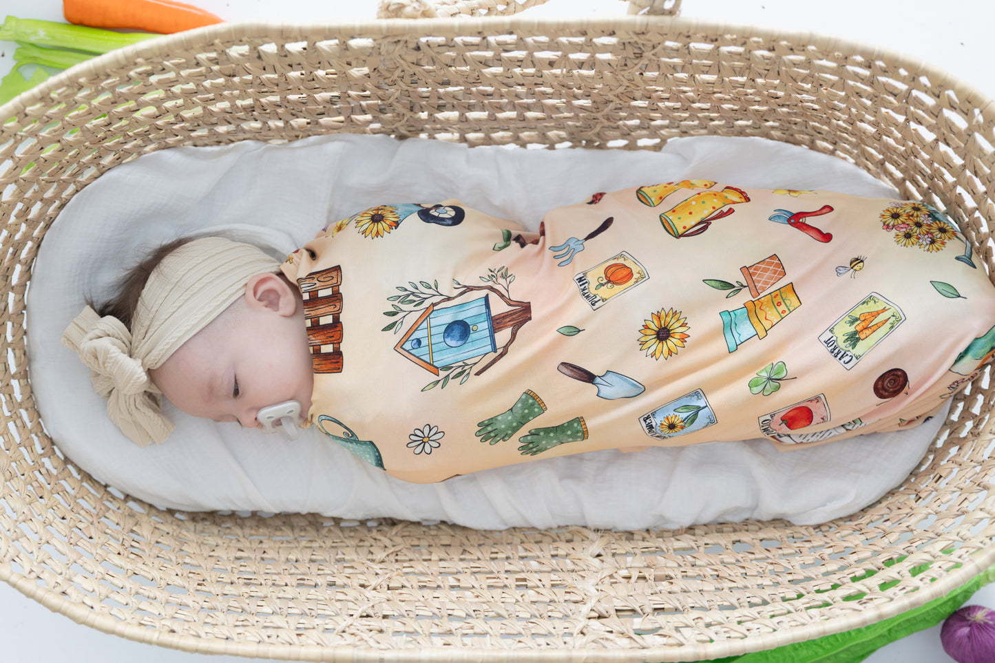 Garden Grow Swaddle Blanket
