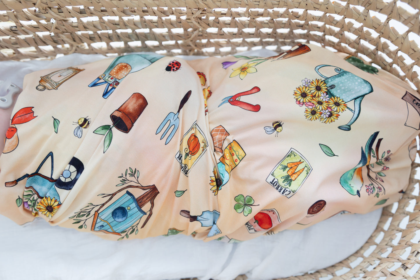 Garden Grow Swaddle Blanket