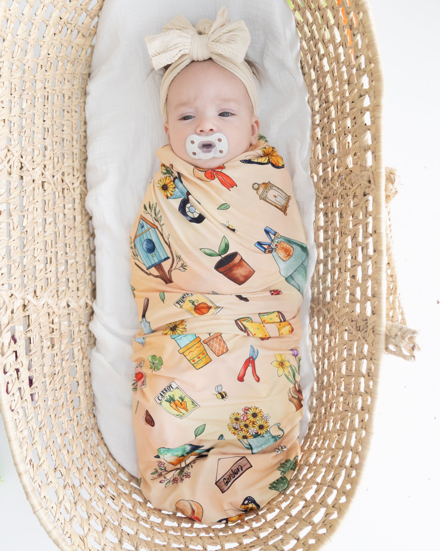 Garden Grow Swaddle Blanket