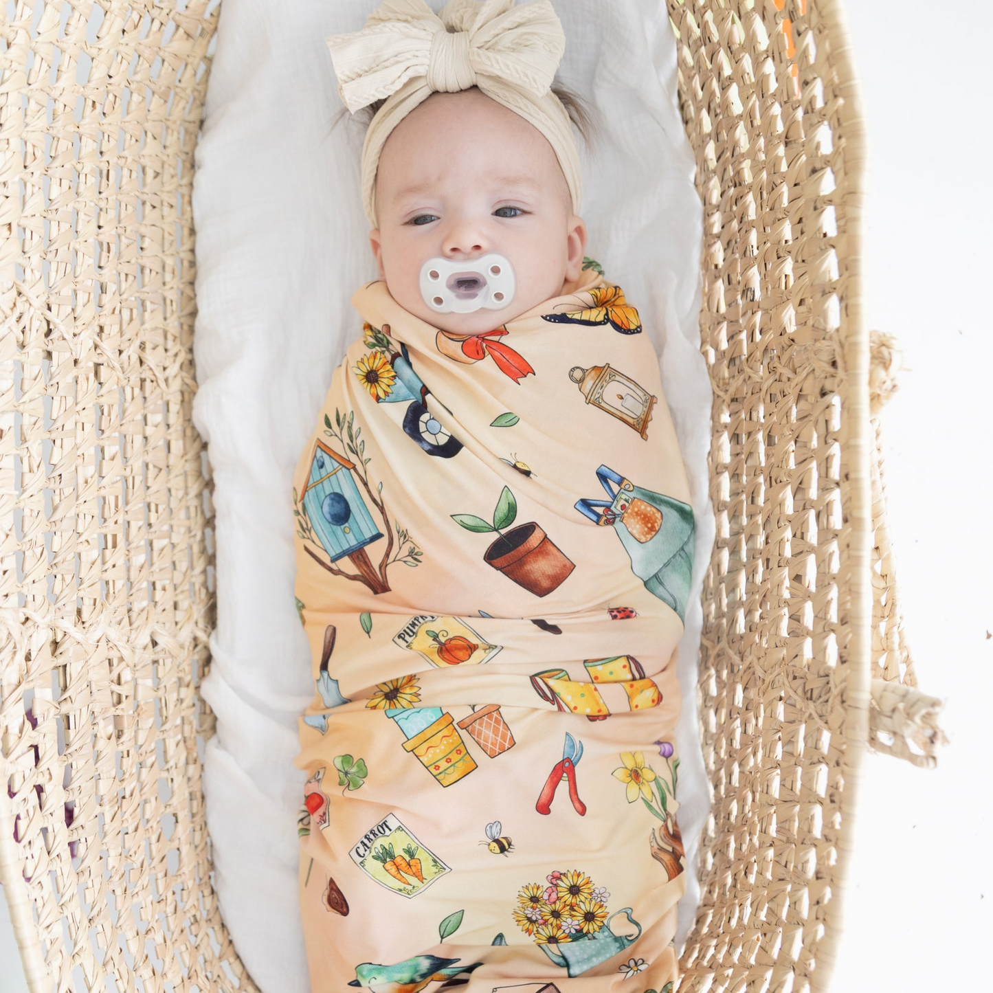Garden Grow Swaddle Blanket