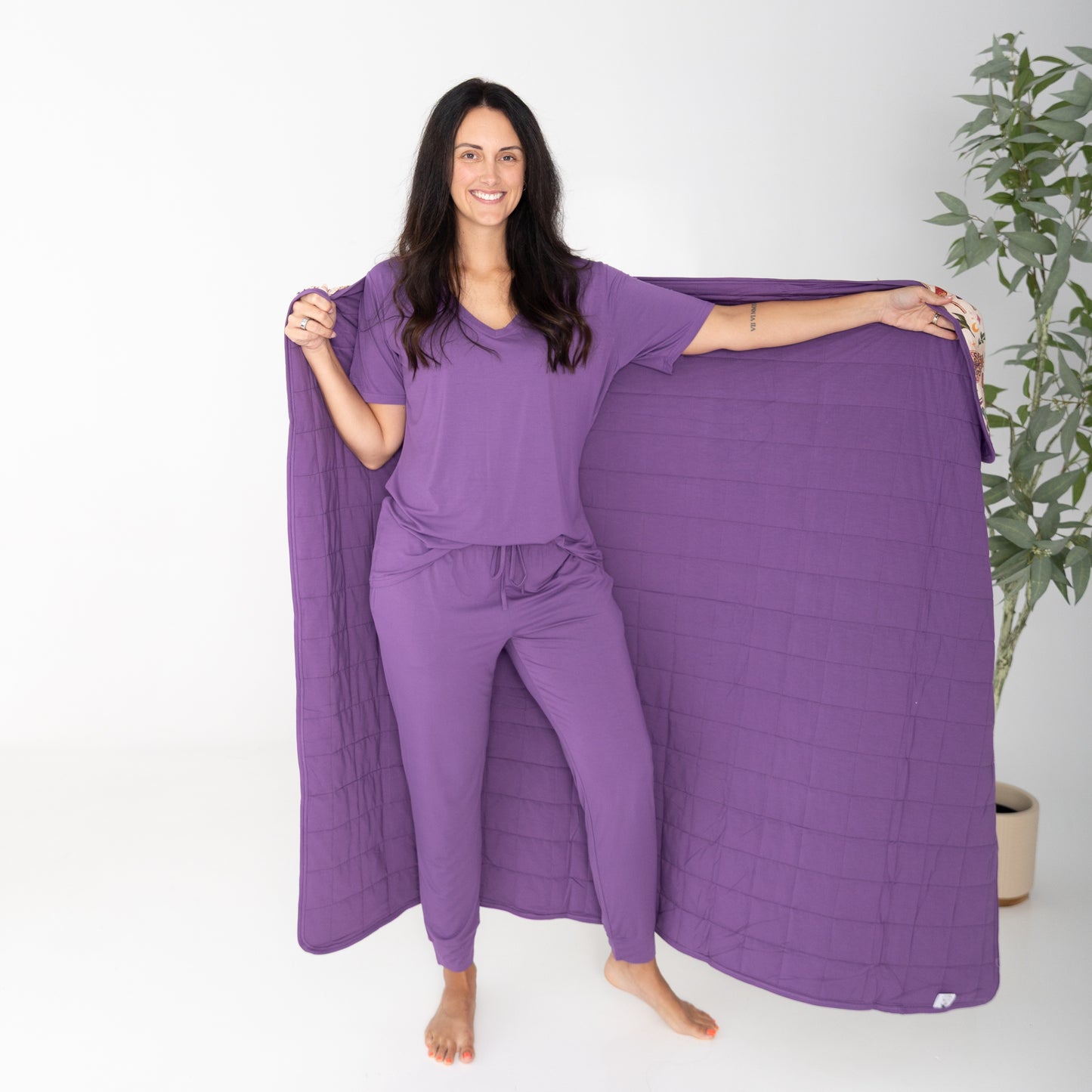 Amethyst Women's V-neck