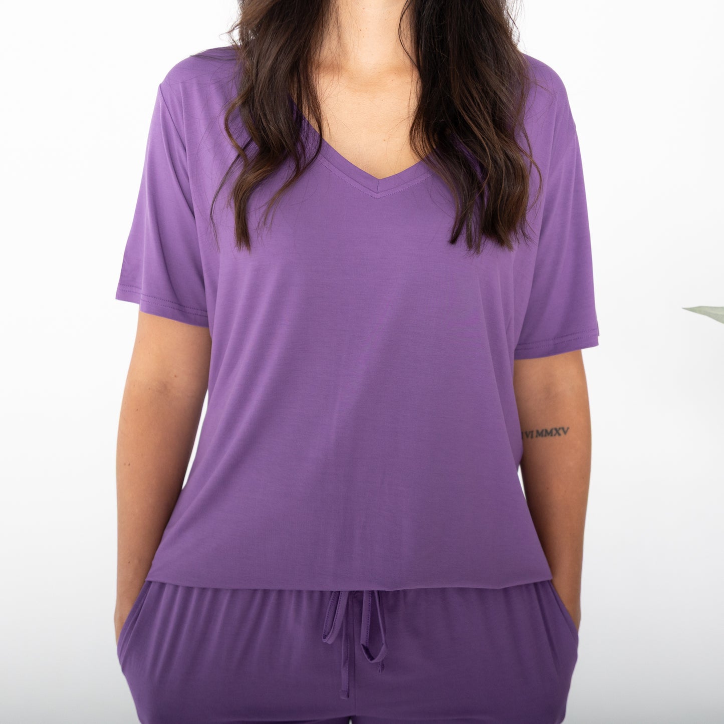 Amethyst Women's V-neck