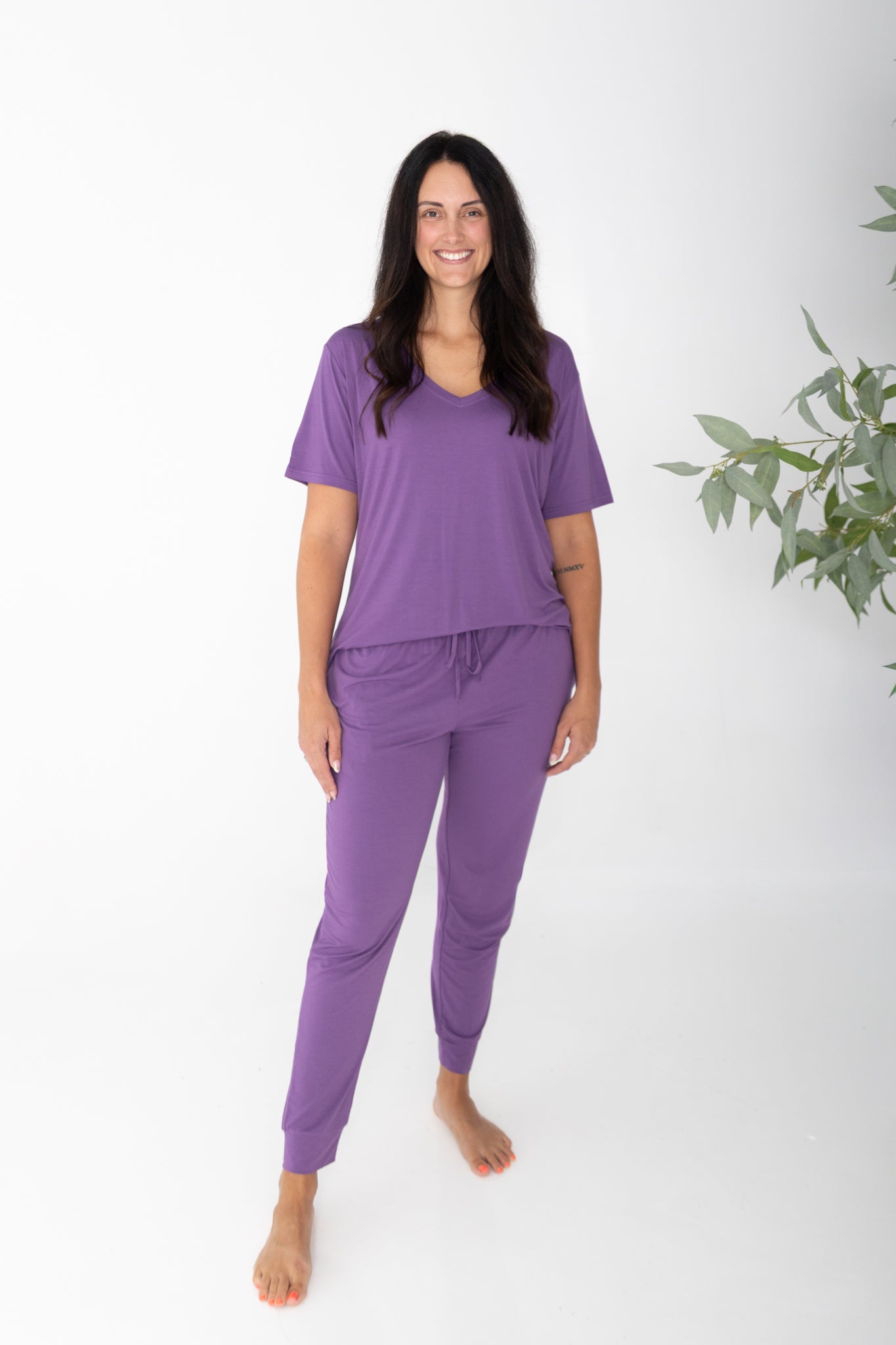 Amethyst Women's V-neck