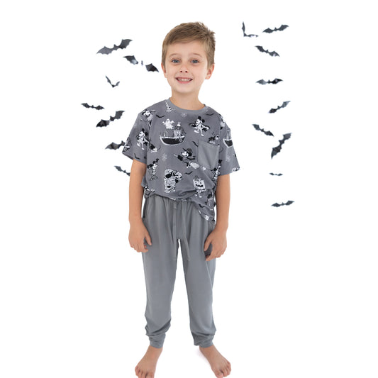 Haunted Steamboat Short Sleeve Jogger Set